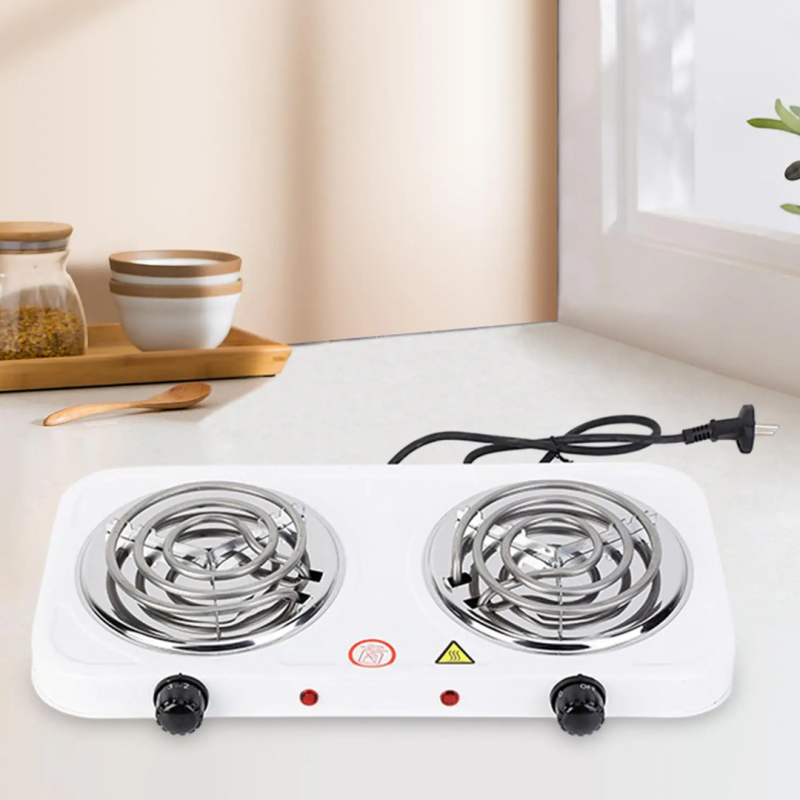 Double Electric Stove – Dual Hot Plate Cooker With Twin Coil Burners