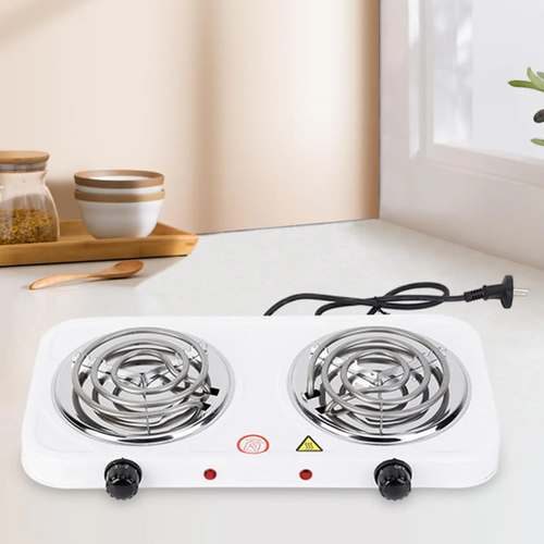 Double Electric Stove – Dual Hot Plate Cooker With Twin Coil Burners