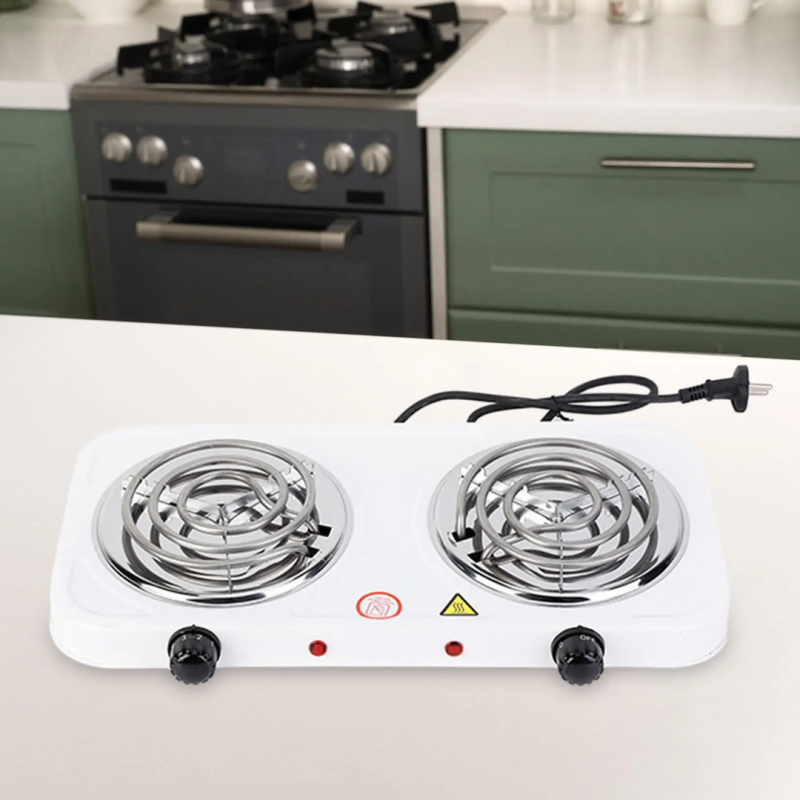 Double Electric Stove – Dual Hot Plate Cooker With Twin Coil Burners