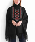 GIRLS PRINTED PONCHO